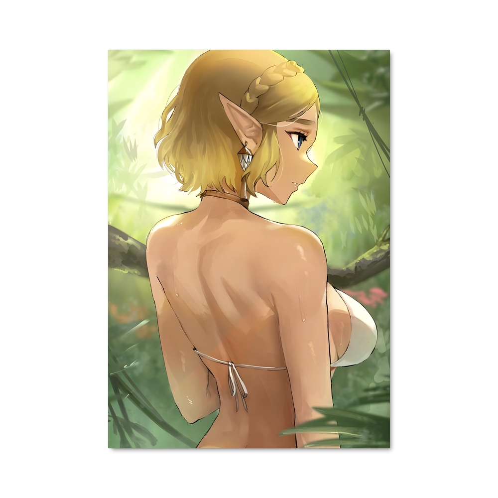 Poster Zelda dans les Bois Enchantés